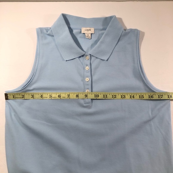 J Crew Womens Sleeveless Collared Shirt Light Blue Size S - Picture 6 of 6